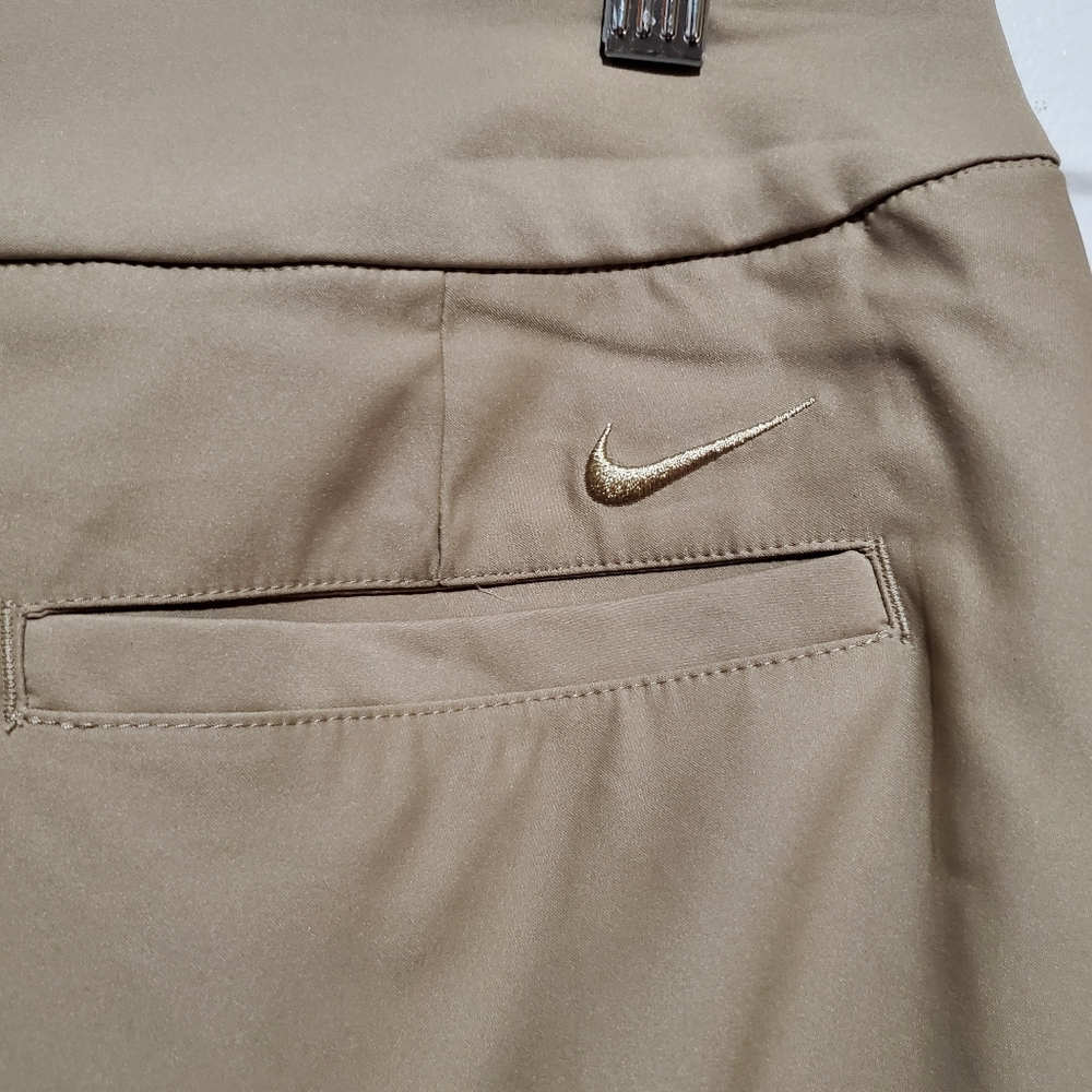 Nike Golf Dry-Fit Athletic Skirt / Shorts Khaki Tan Size 8 - Picture 5 of 8